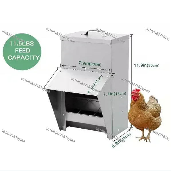 Poultry Feeder Automatic Feeding Trough Metal Galvanized Iron Sheet Chicken Feeder Baffle Feeder Breeding Equipment Machinery
Poultry Feeder Automatic Feeding Trough Metal Galvanized Iron Sheet Chicken Feeder Baffle Feeder Breeding Equipment Machinery