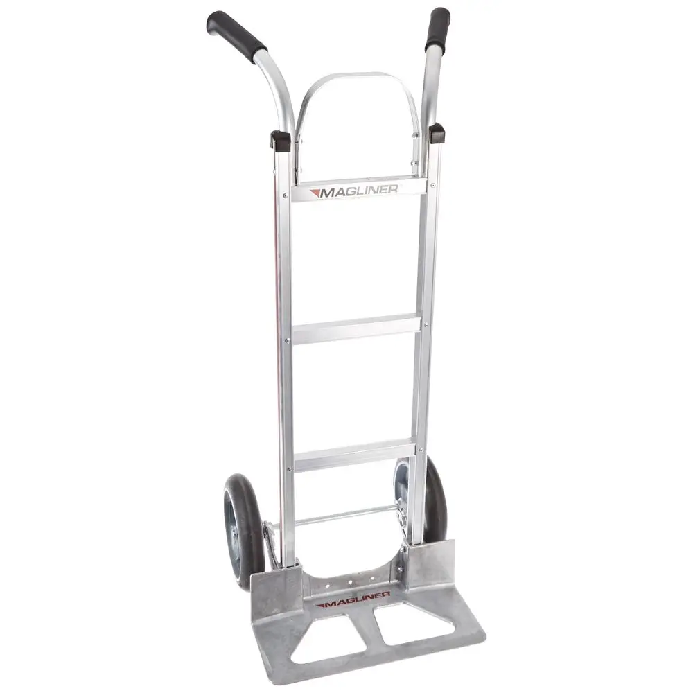 Double Pistol Grip Hand Truck with Cushion Wheels, 500lbs Capacity
Double Pistol Grip Hand Truck with Cushion Wheels, 500lbs Capacity