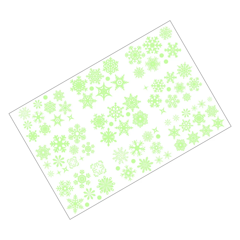 9 Sheets Glow in Dark Xmas Snowflake Stickers Superior PVC Material Strong Adhesion for Window Wall Floor Christmas Party
9 Sheets Glow in Dark Xmas Snowflake Stickers Superior PVC Material Strong Adhesion for Window Wall Floor Christmas Party