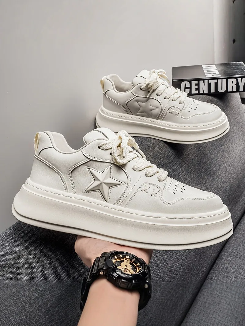 Men's Running Shoes 2026 New Summer Trendy Brand High-End Versatile White Sneakers Soft Bottom Sports Casual Board Shoes
Men's Running Shoes 2026 New Summer Trendy Brand High-End Versatile White Sneakers Soft Bottom Sports Casual Board Shoes