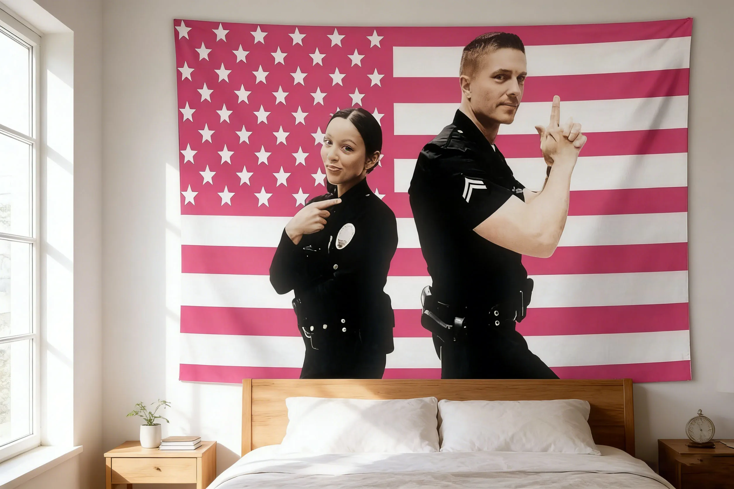 New protagonist Chen Luxi and Tim Bradford Tapestry American Flag Tapestry Suitable Bedroom Dorm Aesthetic Wall Hanging Decor
New protagonist Chen Luxi and Tim Bradford Tapestry American Flag Tapestry Suitable Bedroom Dorm Aesthetic Wall Hanging Decor