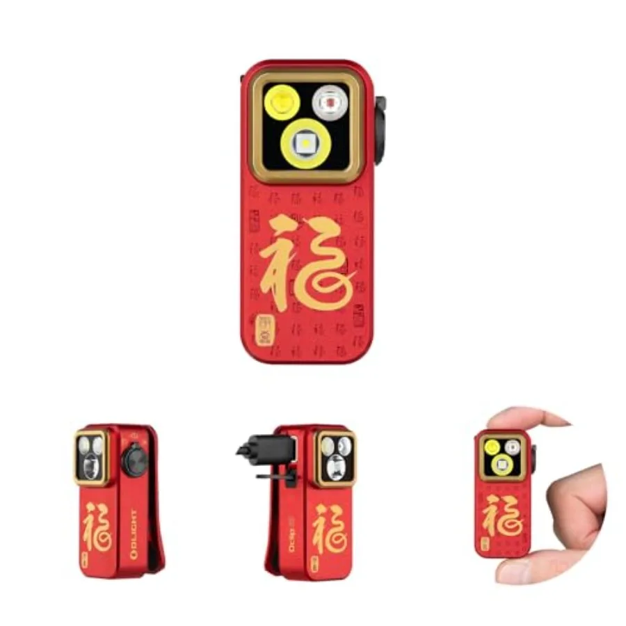 Oclip Pro EDC Flashlight Clip-on Light, Rechargeable 500 Lumens with Three Lighting Solutions Type-C Charging, Magnetic Flash L
Oclip Pro EDC Flashlight Clip-on Light, Rechargeable 500 Lumens with Three Lighting Solutions Type-C Charging, Magnetic Flash L