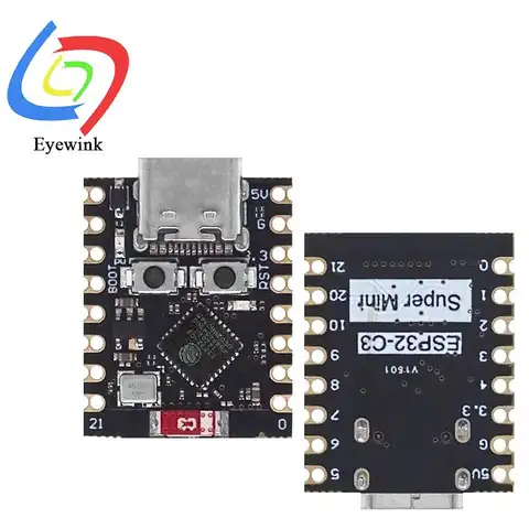 ESP32-C3 Development Board Modules Super Mini Development Board 32-Bit Single-Core Processor ESP32 C3 16Pin Type-C