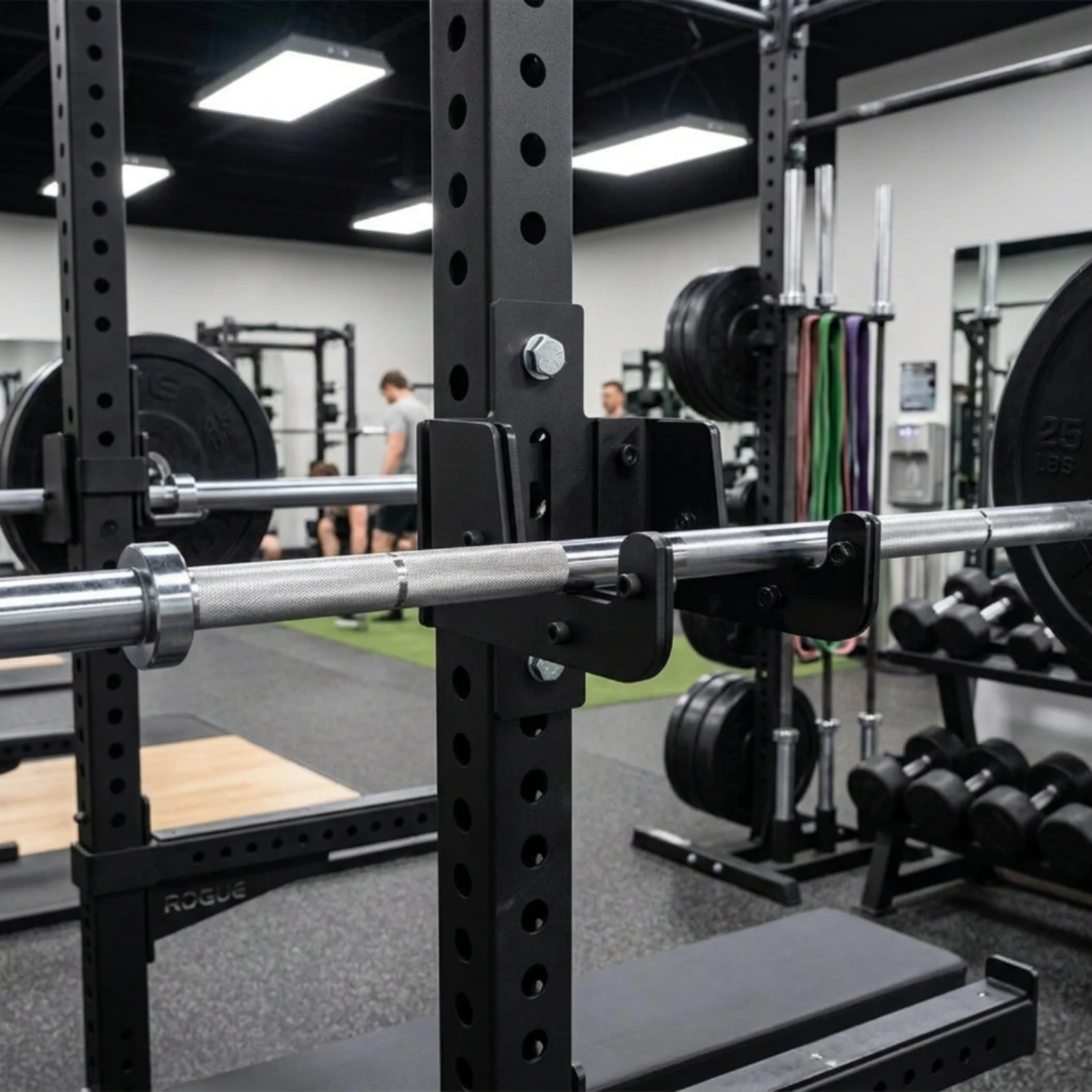 Barbell Support Bracket Bolt-on Barbell Hook Hardware Matte Black for Gym Owners, Weight Room
Barbell Support Bracket Bolt-on Barbell Hook Hardware Matte Black for Gym Owners, Weight Room