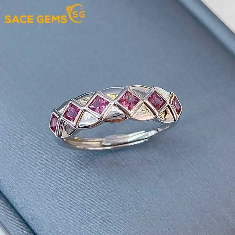 SACE GEMS New Luxury 925 Sterling Silver 2.5MM Natural Garnet Gemstone Rings for Women Engagement Cocktail Party Fine Jewelry
SACE GEMS New Luxury 925 Sterling Silver 2.5MM Natural Garnet Gemstone Rings for Women Engagement Cocktail Party Fine Jewelry