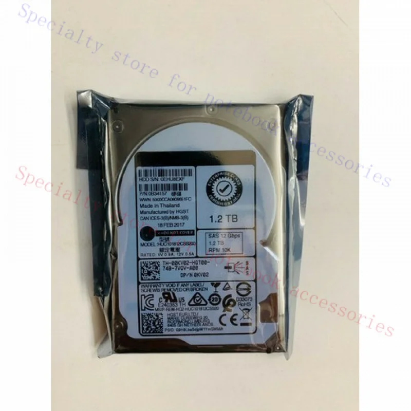 R+ For Dell 00KV02 0KV02 HUC101812CSS200 1.2TB 2.5" 10K 12Gbps SAS Hard Disk
R+ For Dell 00KV02 0KV02 HUC101812CSS200 1.2TB 2.5" 10K 12Gbps SAS Hard Disk