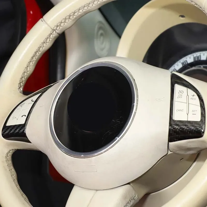 For 2008-2023 Fiat 500 Real Carbon Fiber Steering Wheel Decoration Kit Steering Wheel Decoration Cover Interior Auto Accessories
For 2008-2023 Fiat 500 Real Carbon Fiber Steering Wheel Decoration Kit Steering Wheel Decoration Cover Interior Auto Accessories