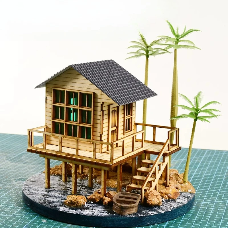 Beach small house micro scene ornament craft ornament
Beach small house micro scene ornament craft ornament