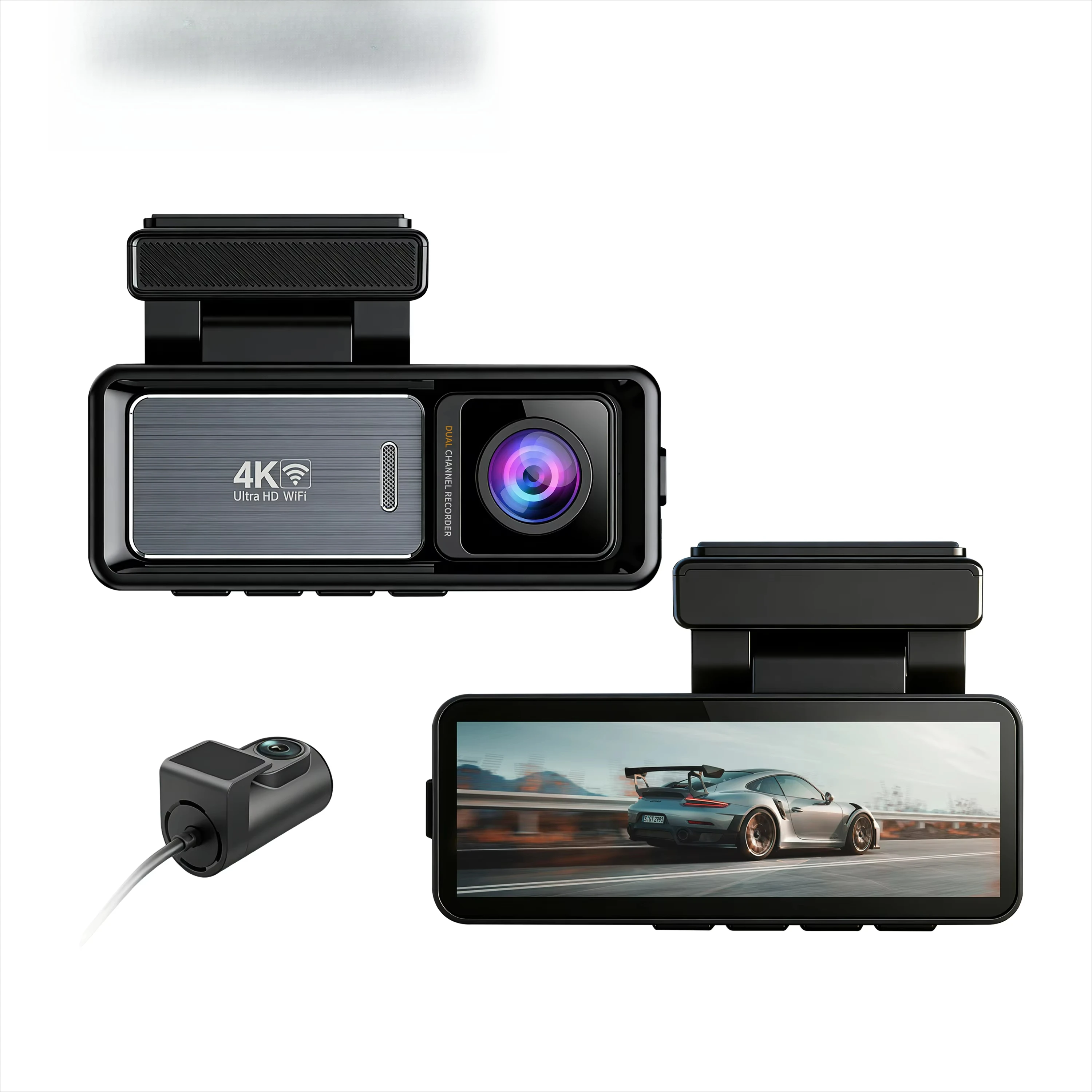 4K driving recorder, front/rear IPS 3.2-inch dual-lens DVR with WDR parking monitoring, suitable for carpool drivers
4K driving recorder, front/rear IPS 3.2-inch dual-lens DVR with WDR parking monitoring, suitable for carpool drivers