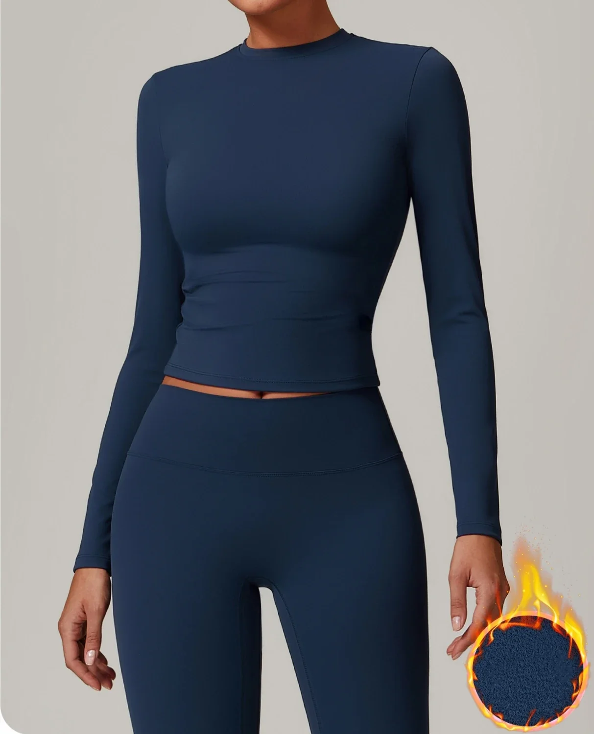 Winter Yoga Shirt Women's Fitness Sports Long Sleeve Top High Neck Warm Breathable Tight Running Top
Winter Yoga Shirt Women's Fitness Sports Long Sleeve Top High Neck Warm Breathable Tight Running Top