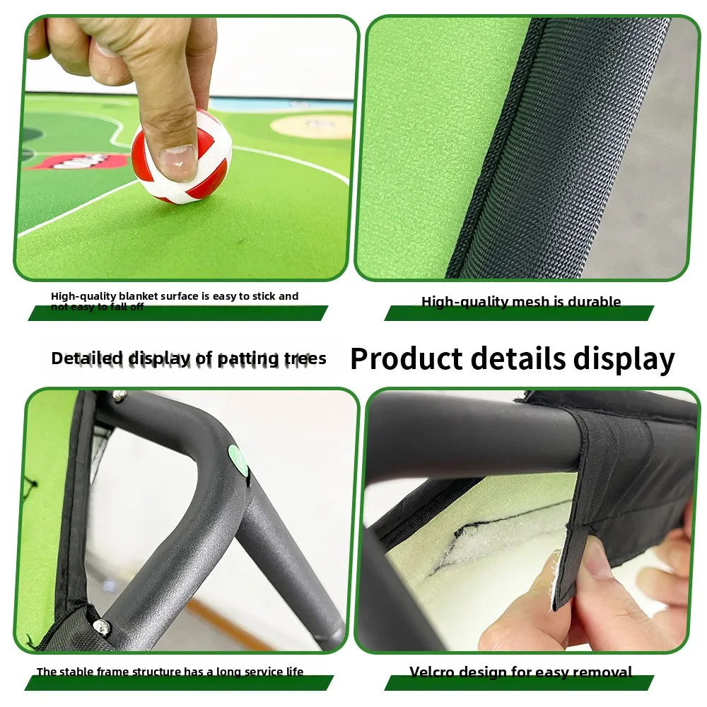 Casual Golf Practice Mat Set Realistic Grass Indoor Outdoor Hitting Mat Non Slip Base Portable Putting Green Trainer
Casual Golf Practice Mat Set Realistic Grass Indoor Outdoor Hitting Mat Non Slip Base Portable Putting Green Trainer
