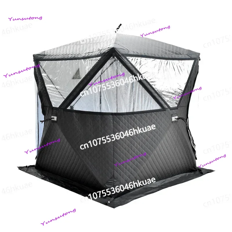 Outdoor multi-person four-season sauna house thickened and warm winter fishing tent large window chimney mouth
Outdoor multi-person four-season sauna house thickened and warm winter fishing tent large window chimney mouth