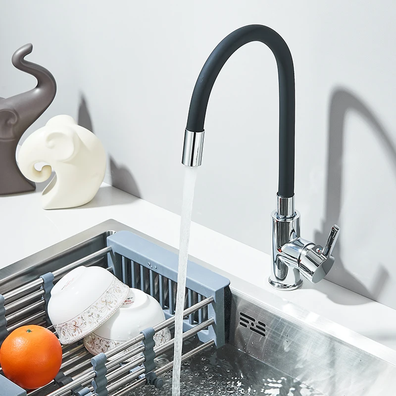 New Kitchen Sink Faucet Flexible Water Hose 360° Swivel Single Handle Deck Mounted Hot and Cold Water Mixer Faucet
New Kitchen Sink Faucet Flexible Water Hose 360° Swivel Single Handle Deck Mounted Hot and Cold Water Mixer Faucet