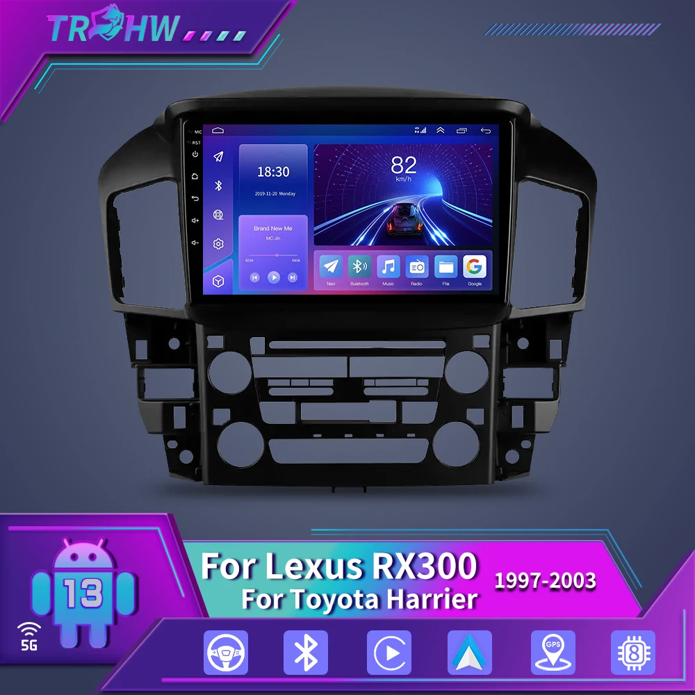 For Lexus RX300 XU10 1997 - 2003 Car Radio Multimedia Video Player Navigation GPS Android 13 Stereo Car Radio
For Lexus RX300 XU10 1997 - 2003 Car Radio Multimedia Video Player Navigation GPS Android 13 Stereo Car Radio