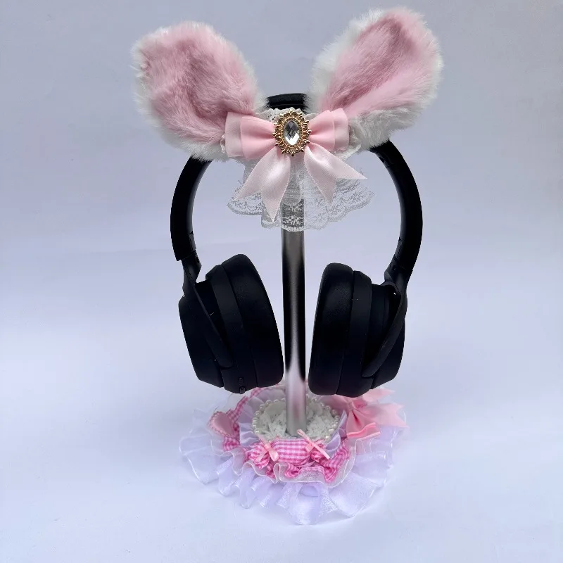 Многофункциональный держатель для наушников в виде розовых кроличьих ушек с милыми крыльями, настраиваемый, для девочек, настольный декор, аксессуар
Многофункциональный держатель для наушников в виде розовых кроличьих ушек с милыми крыльями, настраиваемый, для девочек, настольный декор, аксессуар