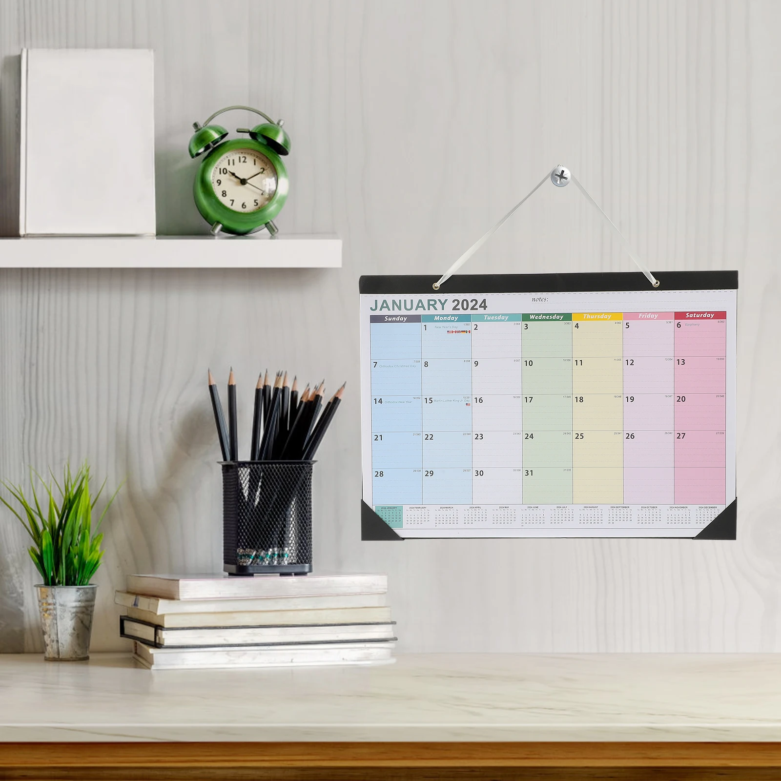 Настенный ежемесячный год, настенный календарь, годовой планировщик, прочный праздничный подвесной календарь для офиса, дома, ежедневного использования
Настенный ежемесячный год, настенный календарь, годовой планировщик, прочный праздничный подвесной календарь для офиса, дома, ежедневного использования