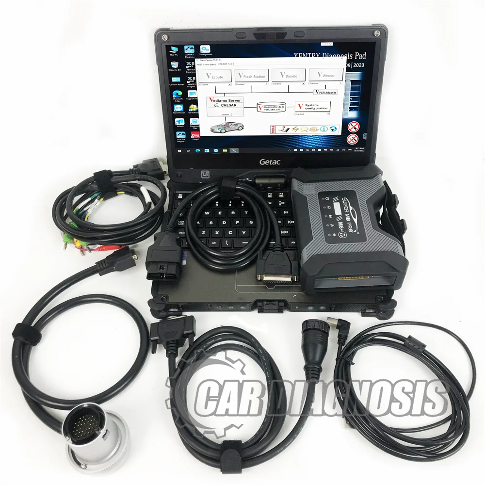 Новейший SUPER MB Pro M6+ Diagnosis VCI с мультиплексором XENTRY для M6 для Benz Car Truck Diagnostic Tool +getac v110 ноутбук
Новейший SUPER MB Pro M6+ Diagnosis VCI с мультиплексором XENTRY для M6 для Benz Car Truck Diagnostic Tool +getac v110 ноутбук