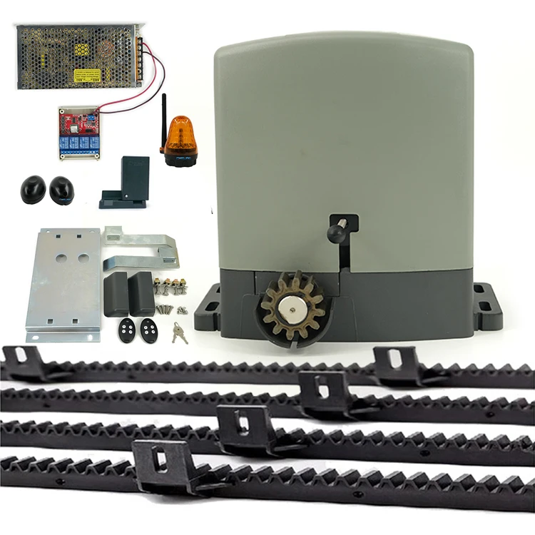 Electric Motor Sliding Gate Opener Kits With Single Beam Infrared Sensor & Alarm Light & Nylon Rack & Wifi Control Board
Electric Motor Sliding Gate Opener Kits With Single Beam Infrared Sensor & Alarm Light & Nylon Rack & Wifi Control Board