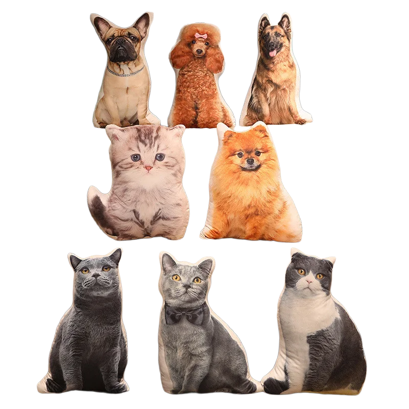 50cm Simulation Dog Cat Pillow Plush German Shepherd Teddy Puppy Bulldog Pomeranian Blue Cat Little Kitten Cushion Sofa Decor
50cm Simulation Dog Cat Pillow Plush German Shepherd Teddy Puppy Bulldog Pomeranian Blue Cat Little Kitten Cushion Sofa Decor