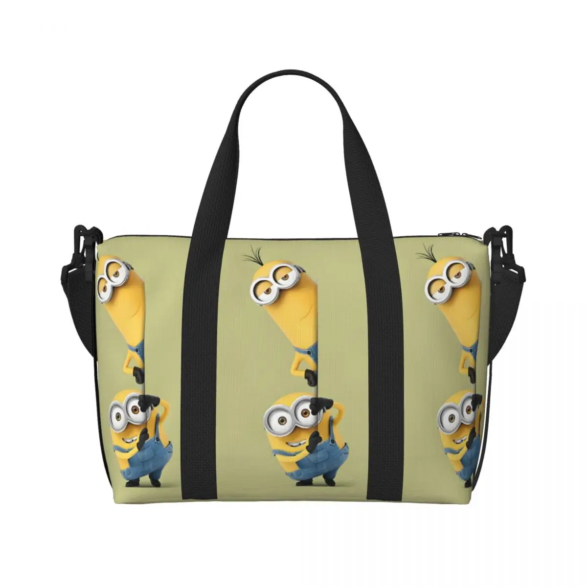 Женская пляжная большая сумка M-Minions на заказ, очень большая спортивная ручная кладь, желтые дорожные сумки для покупок в форме капсулы
Женская пляжная большая сумка M-Minions на заказ, очень большая спортивная ручная кладь, желтые дорожные сумки для покупок в форме капсулы