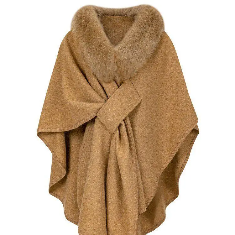 Elegant plus Size Open Cardigan Fur Shoulder Wrap Cowl Neck Long Scarf Women's Winter Warm Fashion Outerwear Coat
Elegant plus Size Open Cardigan Fur Shoulder Wrap Cowl Neck Long Scarf Women's Winter Warm Fashion Outerwear Coat