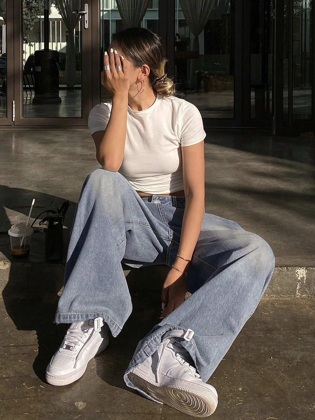 Ins Fashion American Retro Baggy High Waisted Jeans Woman High Street Denim Pants Reversible Trousers Streetwear Loose Jeans
Ins Fashion American Retro Baggy High Waisted Jeans Woman High Street Denim Pants Reversible Trousers Streetwear Loose Jeans