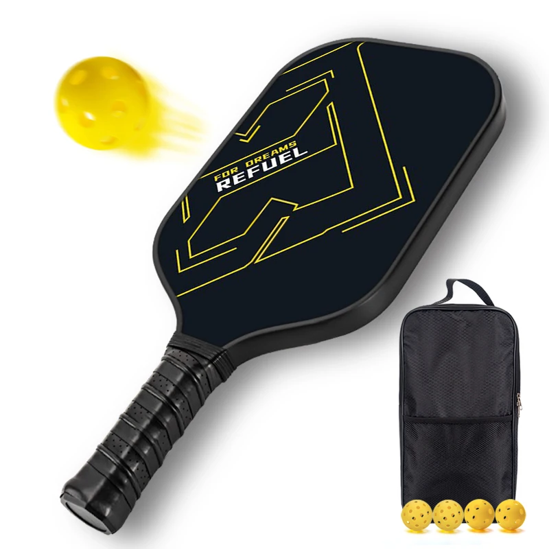 Professional carbon fiber attack type Pickleball Paddle tennis racket,lightweight & explosive design,Ergonomic anti-slip handle
Professional carbon fiber attack type Pickleball Paddle tennis racket,lightweight & explosive design,Ergonomic anti-slip handle