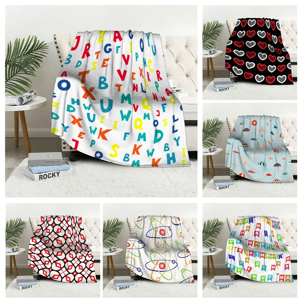 Home decoration plush Throw Sofa blanket Bedspread bed fluffy soft blankets decor Plaid Modern geometric pattern simple nordic
Home decoration plush Throw Sofa blanket Bedspread bed fluffy soft blankets decor Plaid Modern geometric pattern simple nordic