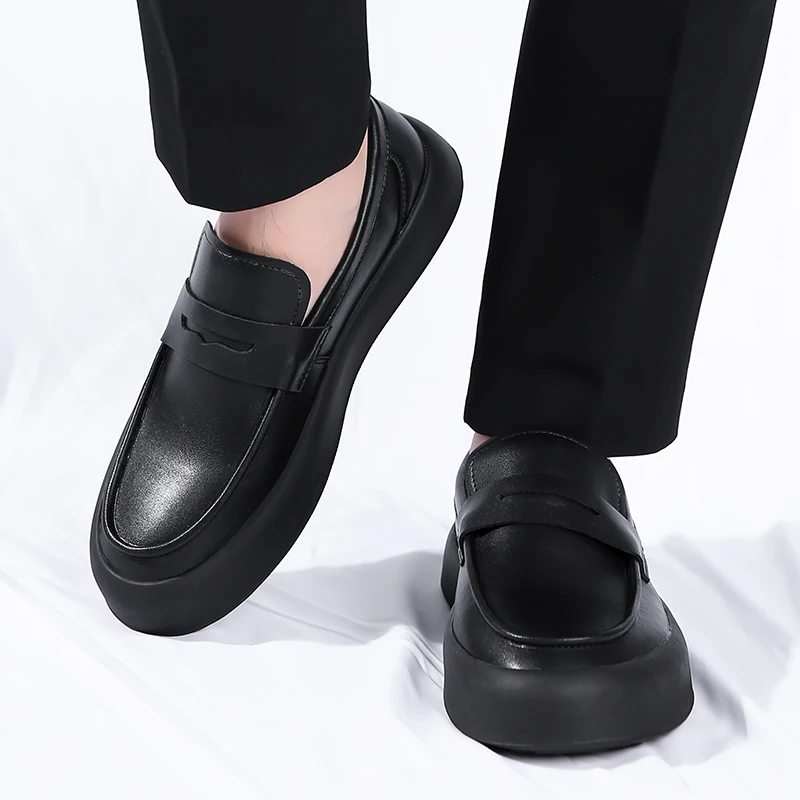 Men Leather Businenss Loafers Handmade Shoes Non-slip Man Flats Driving Walking Men Soft Luxury Youth Versatile Casual Low Shoes
Men Leather Businenss Loafers Handmade Shoes Non-slip Man Flats Driving Walking Men Soft Luxury Youth Versatile Casual Low Shoes