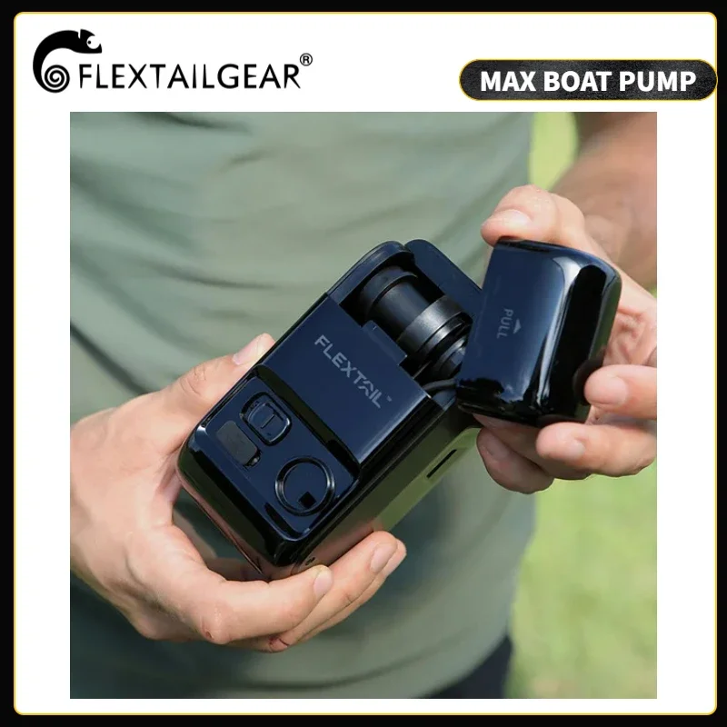 Flextailgear Max Boat Pump 12kPa Cordless Air Pump with 2500mAh Rechargeable Lithium Battery and Type-C Charging for Kayak
Flextailgear Max Boat Pump 12kPa Cordless Air Pump with 2500mAh Rechargeable Lithium Battery and Type-C Charging for Kayak