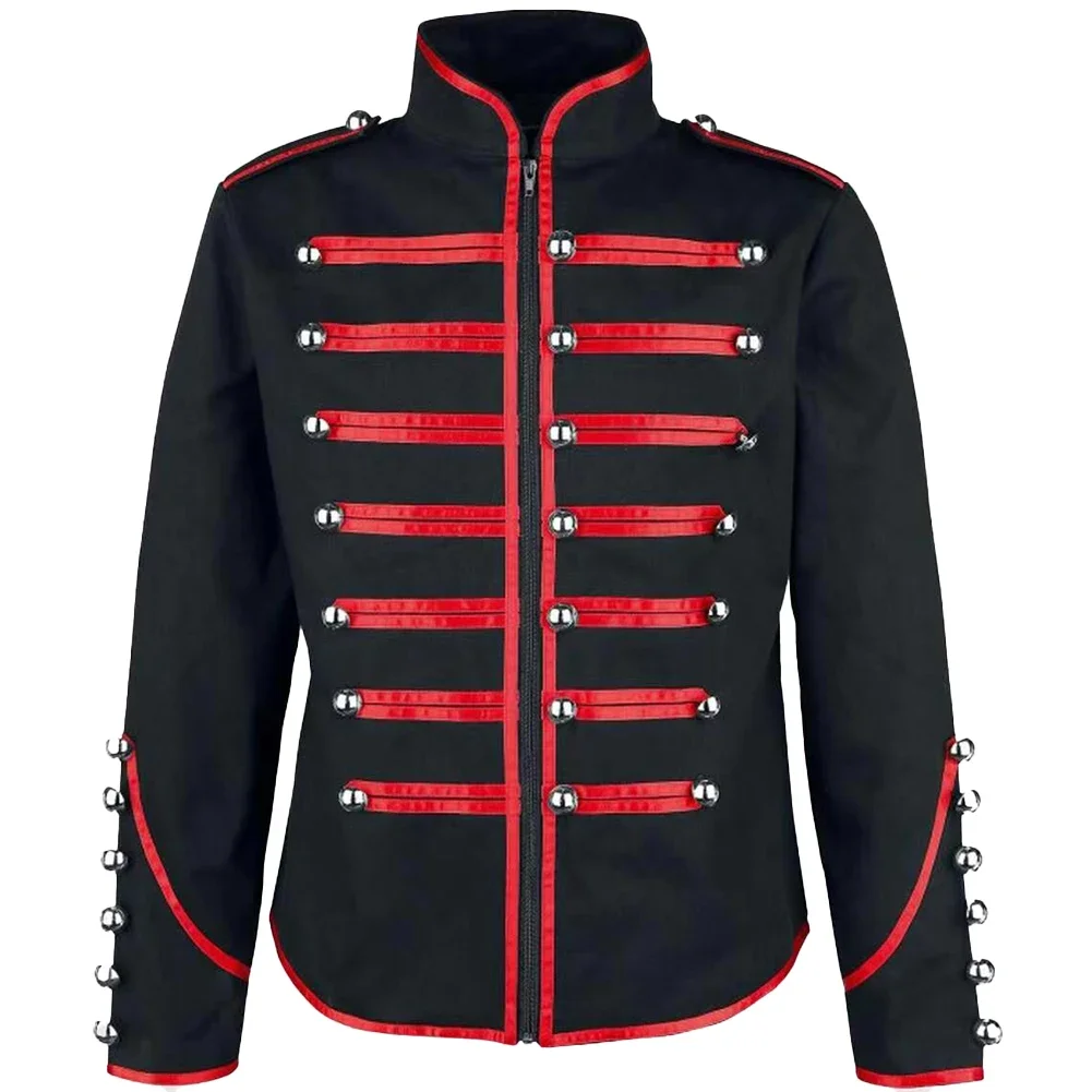 Mens Retro Medieval Gothic Jacket Frock Coat Steampunk Victorian Morning Steampunk Top Stand Collar Holiday Daily Polyester
Mens Retro Medieval Gothic Jacket Frock Coat Steampunk Victorian Morning Steampunk Top Stand Collar Holiday Daily Polyester