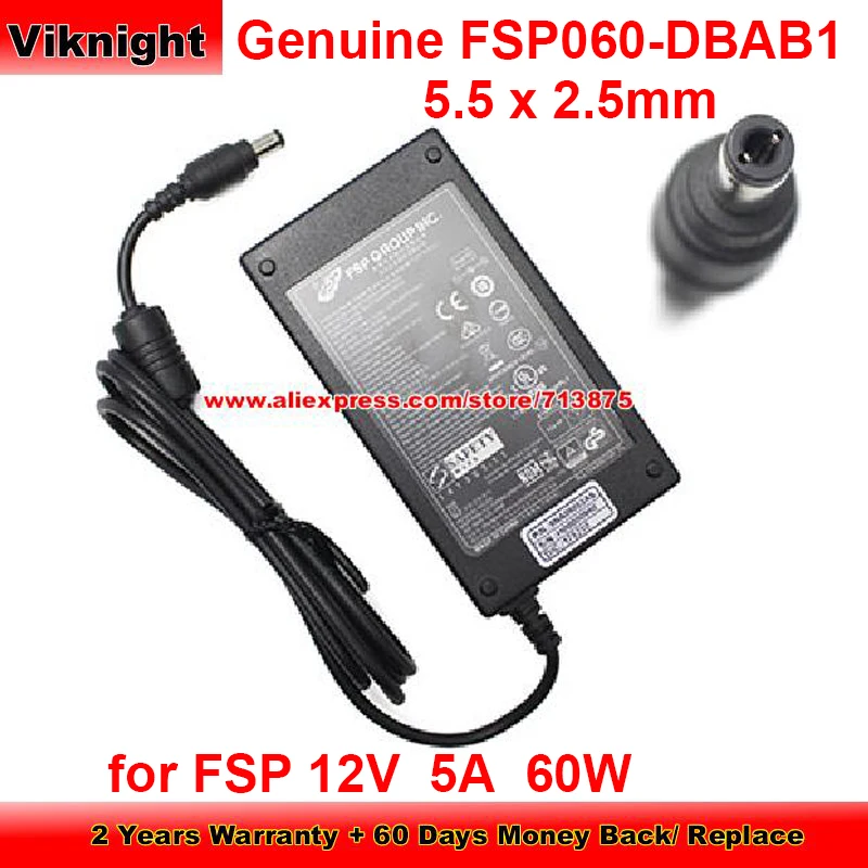 Genuine FSP 12V 5A 60W FSP060-DBAE1 FSP060-DIBAN2 FSP060-DBAB1 FSP060-DHAV1 AC Adapter for ASUSTOR AS-202TE For Qnap Ts-219p+
Genuine FSP 12V 5A 60W FSP060-DBAE1 FSP060-DIBAN2 FSP060-DBAB1 FSP060-DHAV1 AC Adapter for ASUSTOR AS-202TE For Qnap Ts-219p+