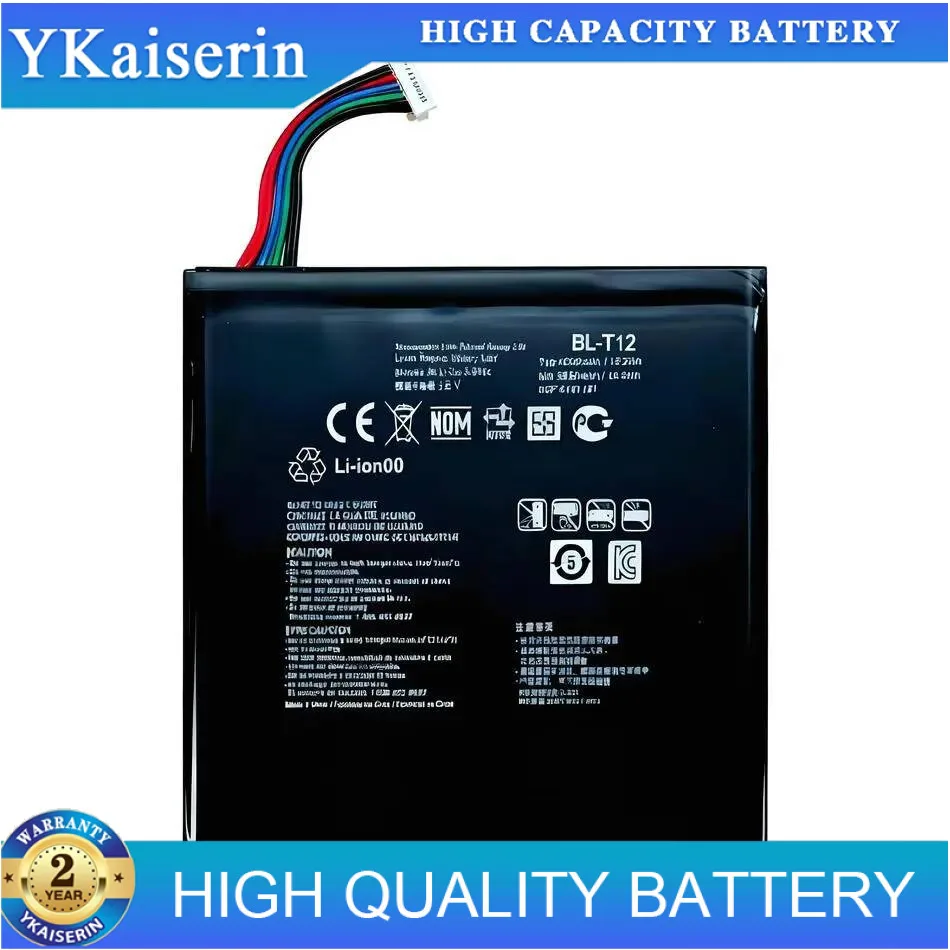 Замена аккумулятора для планшета премиум-класса 4000 мАч BL-T12 для LG G Pad 7,0 V400 V410
Замена аккумулятора для планшета премиум-класса 4000 мАч BL-T12 для LG G Pad 7,0 V400 V410