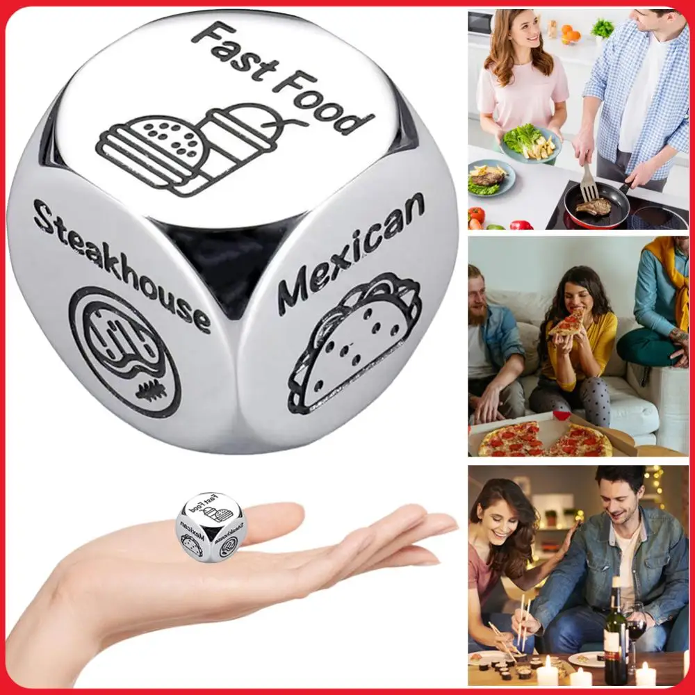 1/2/3Pcs Food Decision Dice Creative Takeout Decision Dice Stainless Steel Dinner Food Dice Valentines Gifts for Women Men
1/2/3Pcs Food Decision Dice Creative Takeout Decision Dice Stainless Steel Dinner Food Dice Valentines Gifts for Women Men