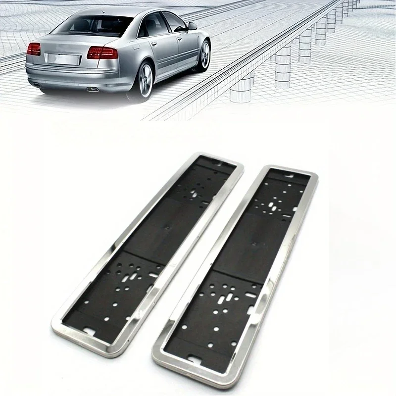 2pcs Stainless Steel EU License Plate Number Bracket Frame Front and Rear EU Brand
2pcs Stainless Steel EU License Plate Number Bracket Frame Front and Rear EU Brand