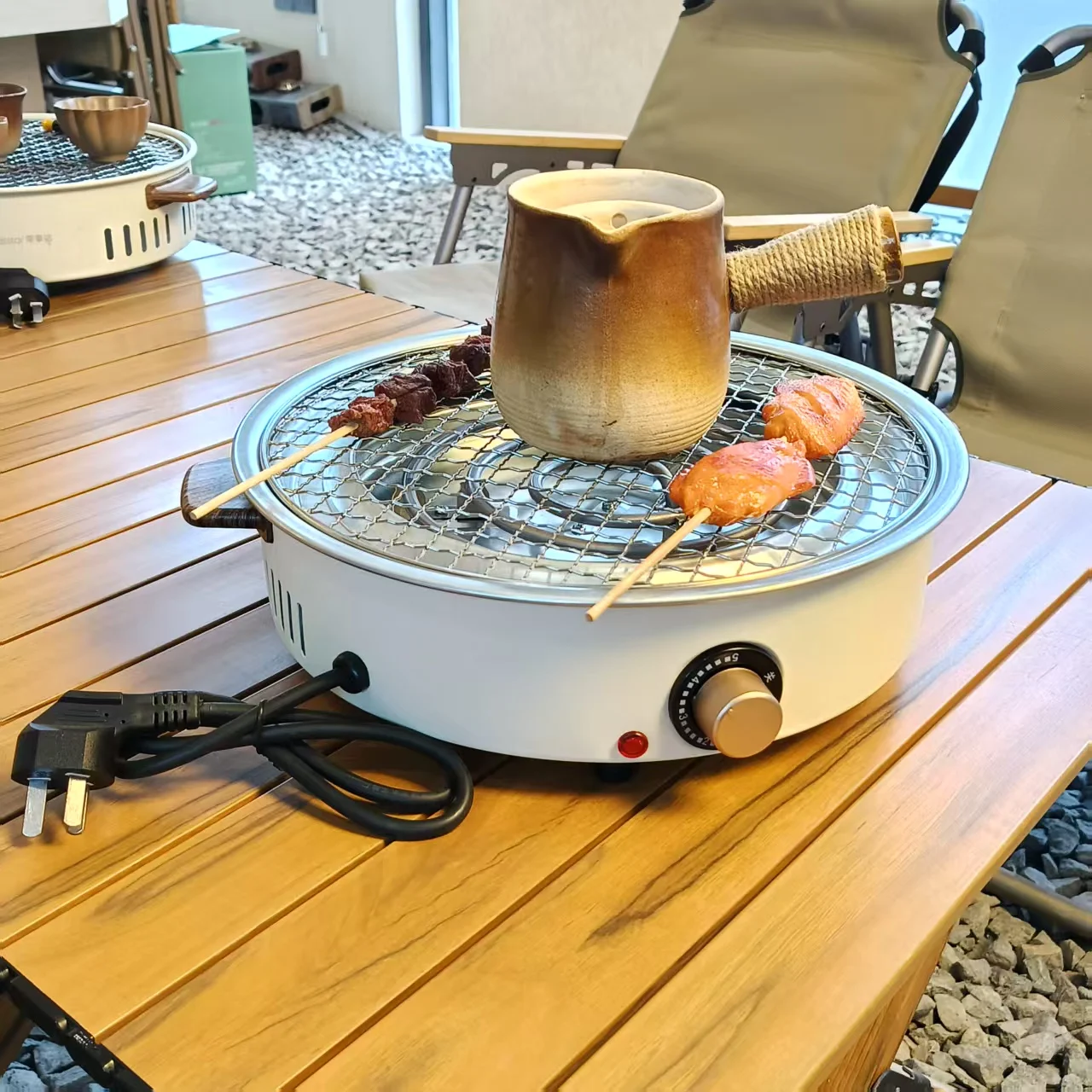 2 in 1 Indoor Electric Round Tea Boiling BBQ Plate Manufacturer Low Price Household BBQ Plate Temperature Control Household
2 in 1 Indoor Electric Round Tea Boiling BBQ Plate Manufacturer Low Price Household BBQ Plate Temperature Control Household