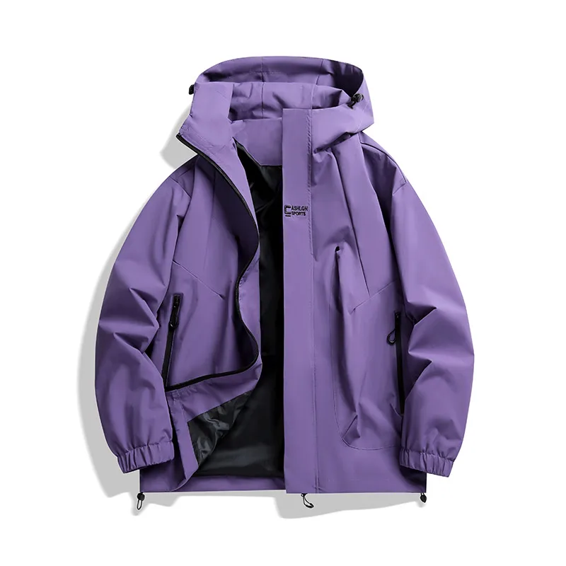 Hiking Jacket Men's Fashion Solid Turtleneck Jacket Windproof Waterproof Running Sport Jacket Male Outdoor Camping Hooded Jacket
Hiking Jacket Men's Fashion Solid Turtleneck Jacket Windproof Waterproof Running Sport Jacket Male Outdoor Camping Hooded Jacket