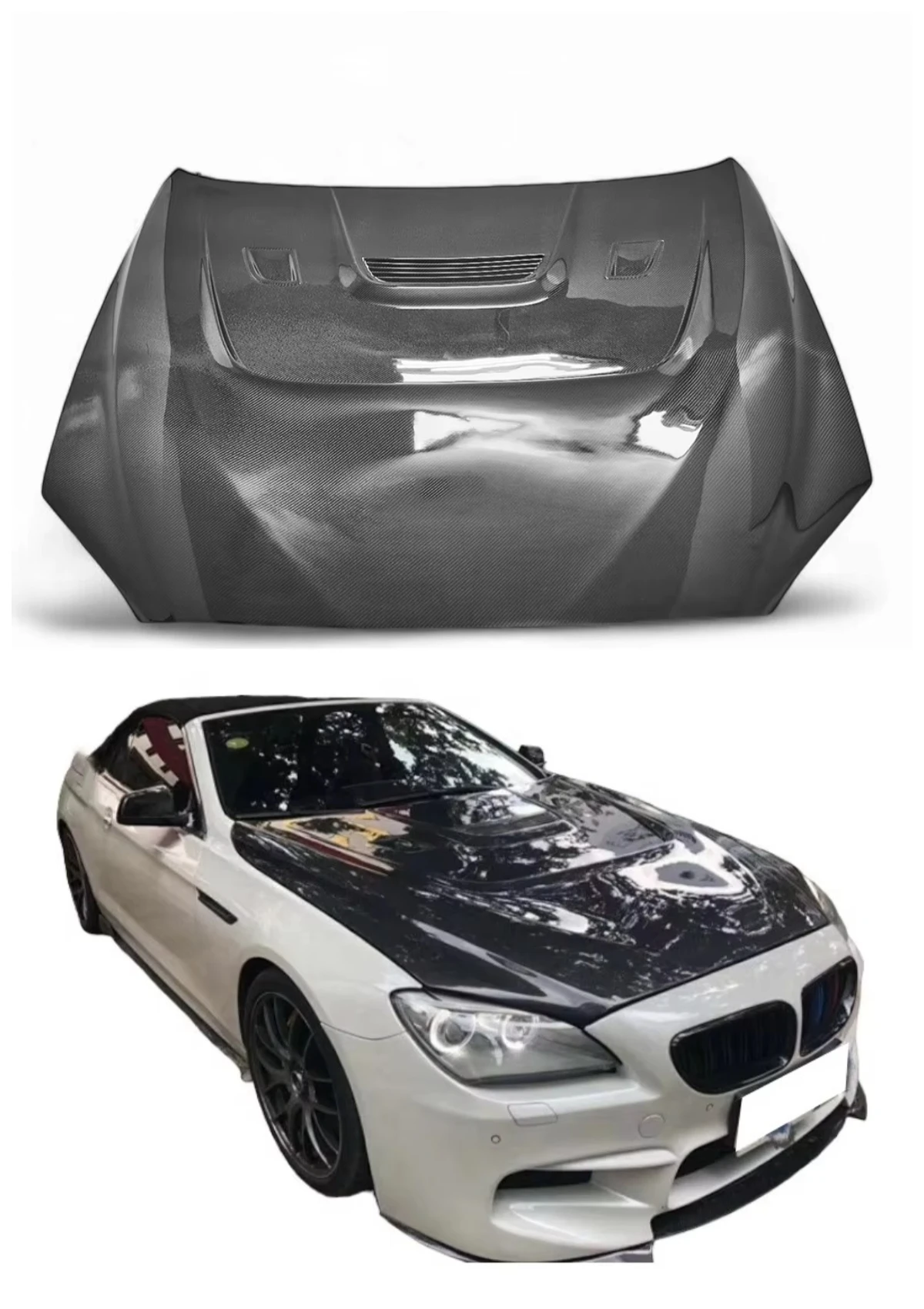 PD Style Carbon Fiber Bonnet Hood Vented for BMW M6 6 Series F06 F12 F13
PD Style Carbon Fiber Bonnet Hood Vented for BMW M6 6 Series F06 F12 F13
