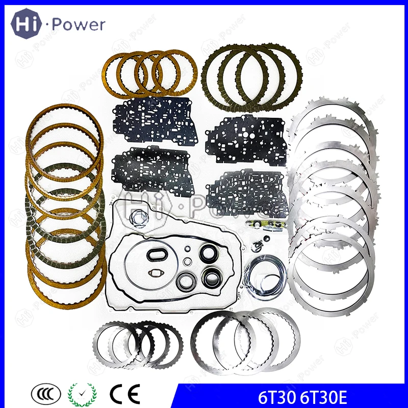 6T30E Auto Transmission Master Seal Repair kit Friction Steel Plate for GM Buick Chevolet Car Gearbox Disc Overhaul Rebuild Kit
6T30E Auto Transmission Master Seal Repair kit Friction Steel Plate for GM Buick Chevolet Car Gearbox Disc Overhaul Rebuild Kit