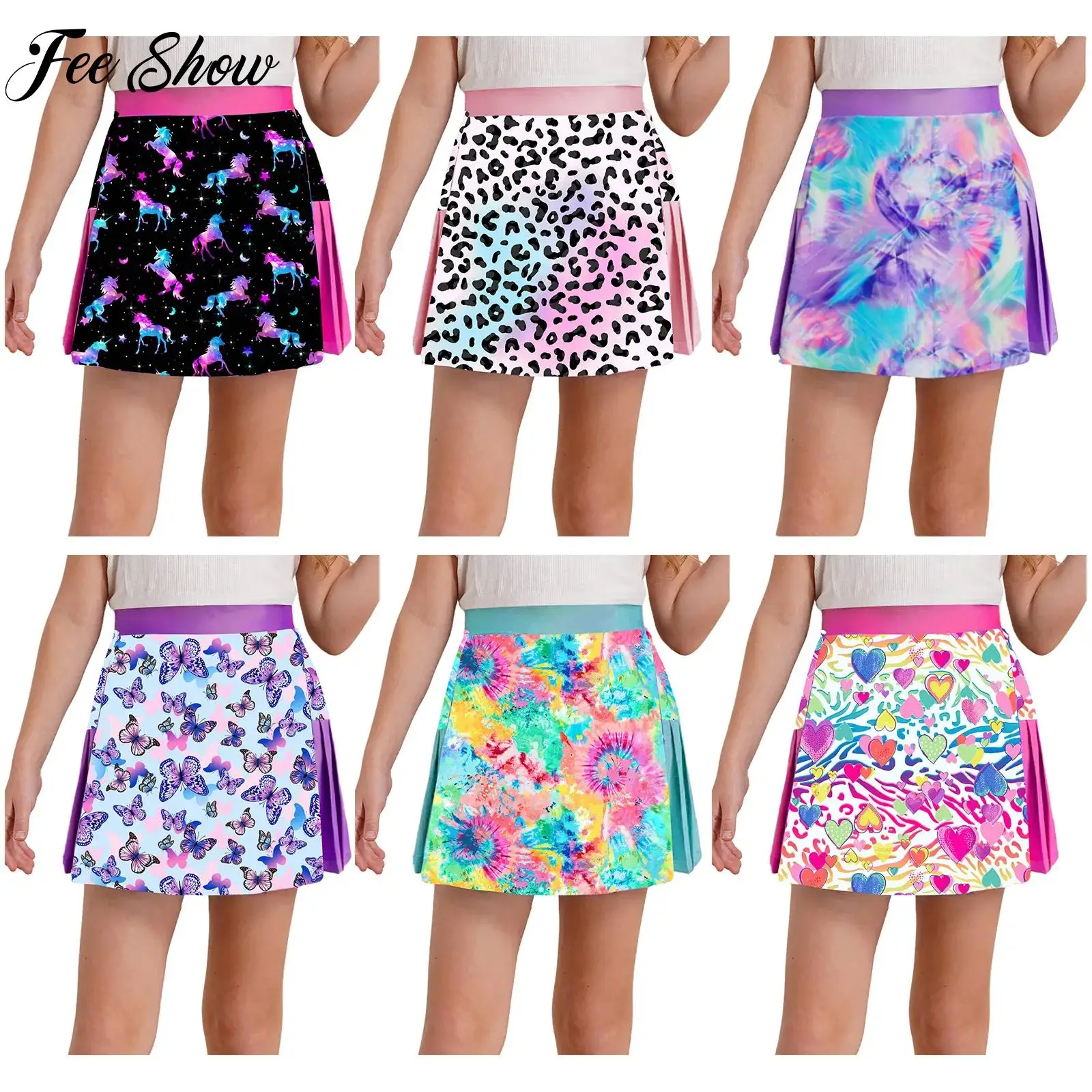 Girls Tennis Golf Skirts Teens Athletic Pleated Skirt with Built-in Shorts Kids Cheerleading Dance Training Workout Costumes
Girls Tennis Golf Skirts Teens Athletic Pleated Skirt with Built-in Shorts Kids Cheerleading Dance Training Workout Costumes