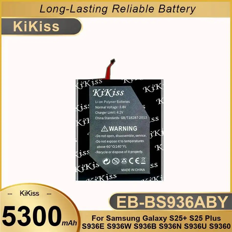 Аккумулятор мобильного телефона EB-BS936ABY Safe для Samsung Galaxy S25 + S25 Plus S936E S936W S936B S936N S936U S9360 5300 мАч
Аккумулятор мобильного телефона EB-BS936ABY Safe для Samsung Galaxy S25 + S25 Plus S936E S936W S936B S936N S936U S9360 5300 мАч