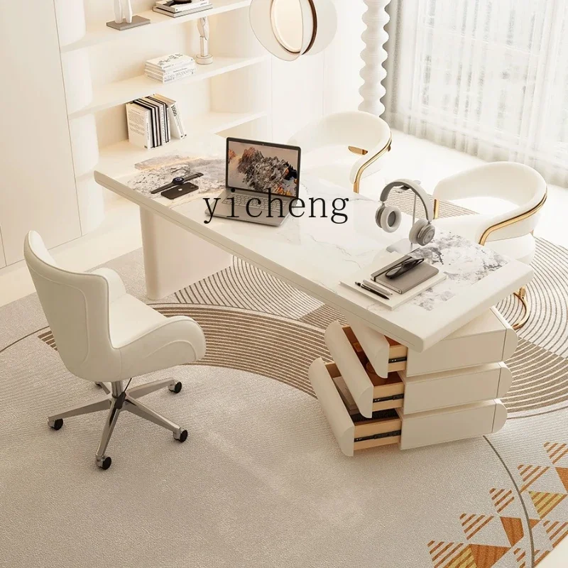 XL light luxury rock slab solid wood desk high-end Internet celebrity computer writing desk
XL light luxury rock slab solid wood desk high-end Internet celebrity computer writing desk