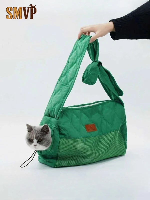 New Korean Fresh Green Breathable Mesh Portable Shoulder Travel Bag Pet Cat Can Lift Their Heads Out Bag Pet Backpack
New Korean Fresh Green Breathable Mesh Portable Shoulder Travel Bag Pet Cat Can Lift Their Heads Out Bag Pet Backpack