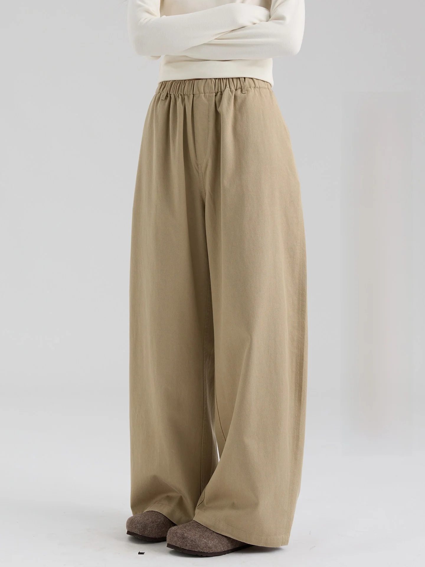 High Waist Wide Leg Elastic Waist Casual Pants Women's Pure Color Slimming Knife Pants Spring New Sle Dwind2026
High Waist Wide Leg Elastic Waist Casual Pants Women's Pure Color Slimming Knife Pants Spring New Sle Dwind2026
