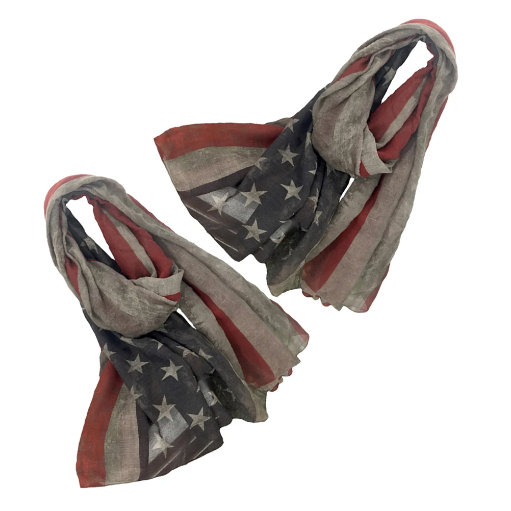 2 шт., шарф на шею с американским флагом, женский патриотический платок, стильная шаль на шею, универсальный модный аксессуар для одежды
2 шт., шарф на шею с американским флагом, женский патриотический платок, стильная шаль на шею, универсальный модный аксессуар для одежды