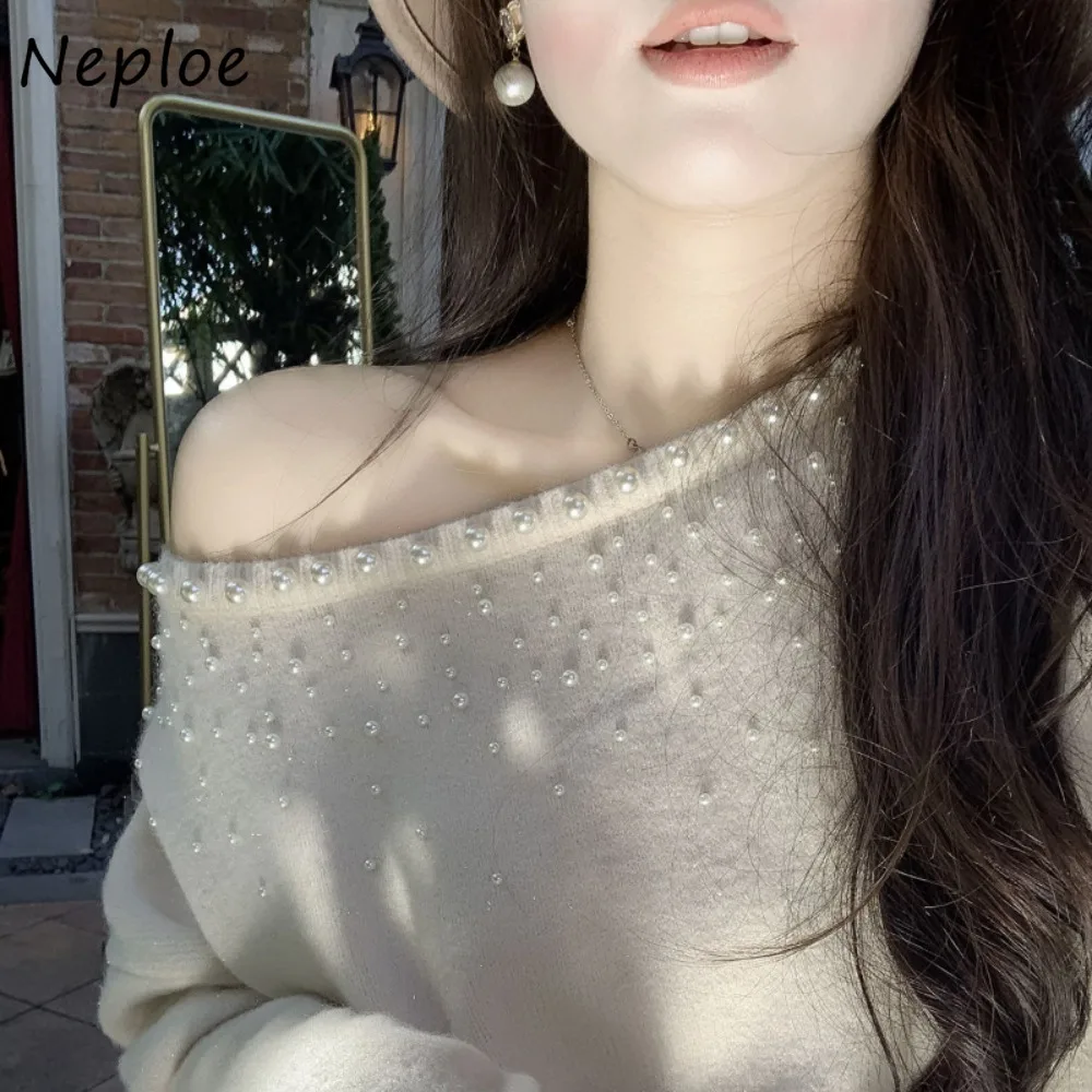 Neploe Moda модный персонализированный уличный трикотаж знаменитостей элегантный джемпер с бисером для пожилых людей с открытыми плечами универсальный милый пуловер
Neploe Moda модный персонализированный уличный трикотаж знаменитостей элегантный джемпер с бисером для пожилых людей с открытыми плечами универсальный милый пуловер