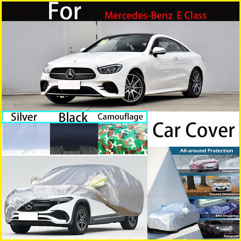 Outdoor Protection Full Car Covers Snow Cover Sunshade Waterproof Dustproof Exterior for Mercedes-Benz E Class
Outdoor Protection Full Car Covers Snow Cover Sunshade Waterproof Dustproof Exterior for Mercedes-Benz E Class