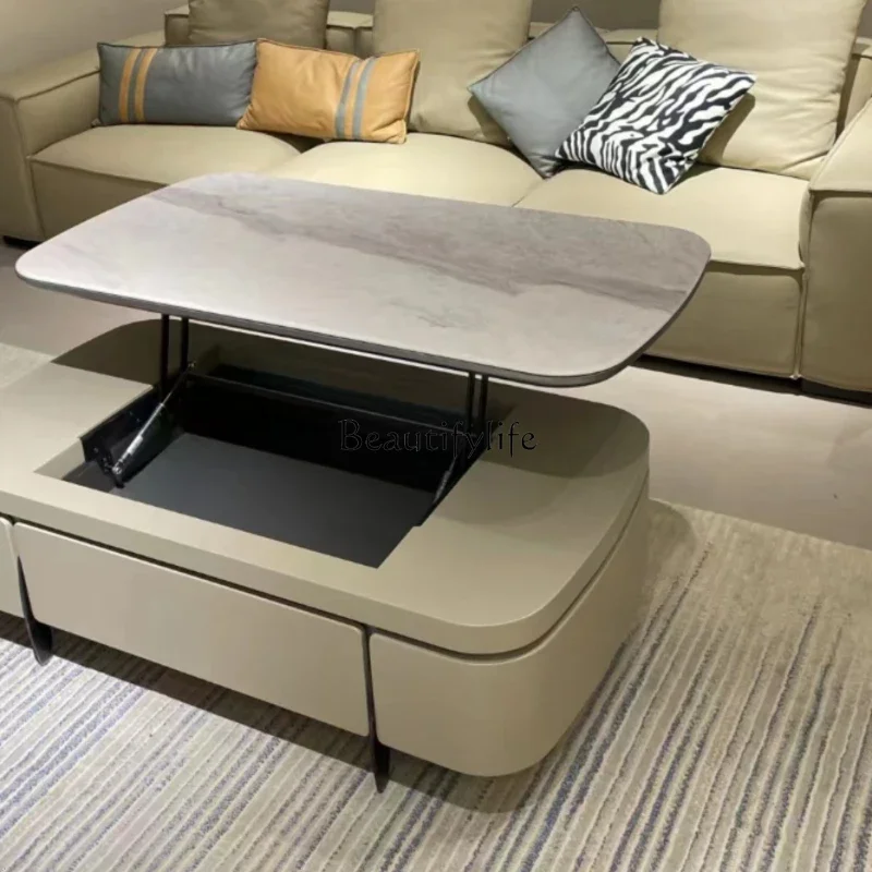 ls 18Italian minimalist microcrystalline stone lifting coffee table small apartment living room storage
ls 18Italian minimalist microcrystalline stone lifting coffee table small apartment living room storage