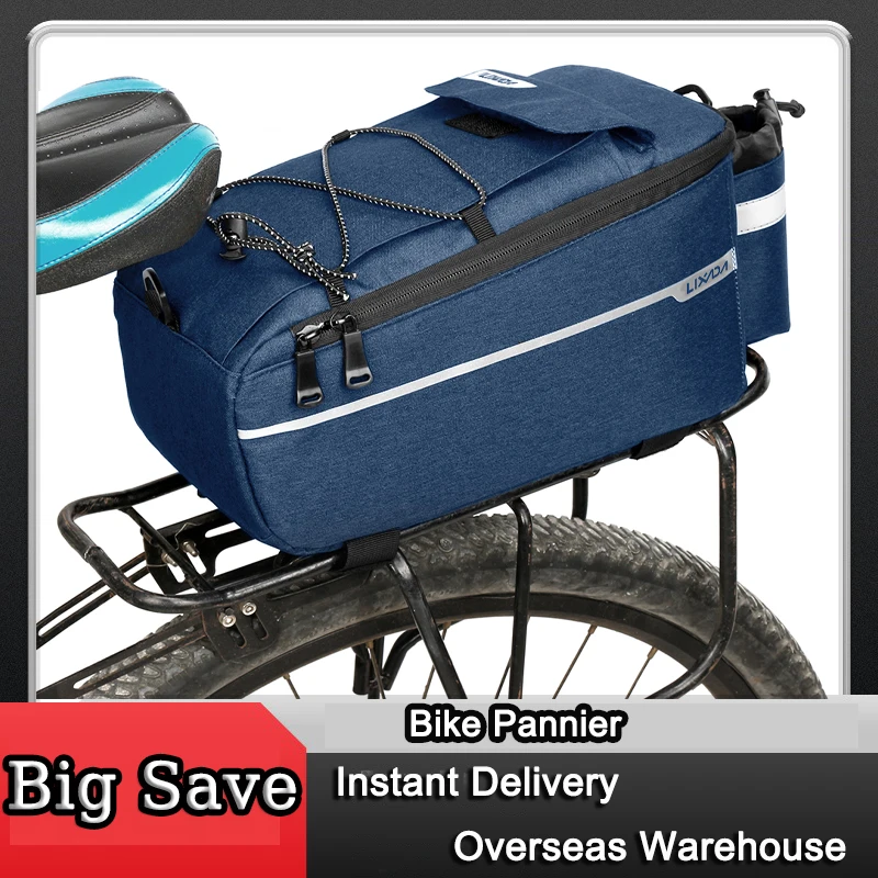 Lixada Insulated Trunk Cooler Bag Cycle Bicycle Rear Rack Storage Luggage Bag Reflective MTB Bike Pannier Bag Shoulder Bag
Lixada Insulated Trunk Cooler Bag Cycle Bicycle Rear Rack Storage Luggage Bag Reflective MTB Bike Pannier Bag Shoulder Bag