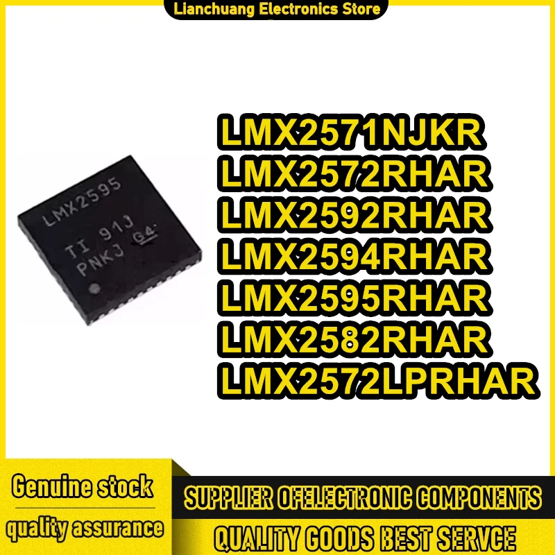 LMX2571NJKR LMX2572RHAR LMX2592RHAR LMX2594RHAR LMX2595RHAR LMX2582RHAR LMX2572LPRHAR VQFN Чипсет IC Новый оригинальный на складе
LMX2571NJKR LMX2572RHAR LMX2592RHAR LMX2594RHAR LMX2595RHAR LMX2582RHAR LMX2572LPRHAR VQFN Чипсет IC Новый оригинальный на складе